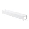 Yamazaki Industrial Co., Ltd. Extendable Exhaust Vent Cover with Shelf, White, Approx. W44.5~82 x D8 x H7.2cm, Plate Exhaust Vent Cover, Extendable, w