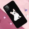 Französische Bulldogge Hund Handyhülle Für iPhone 17 Pro Max 11 14 15 16 Pro Max Plus 12 13 Mini 16e 17 Air Rückseite