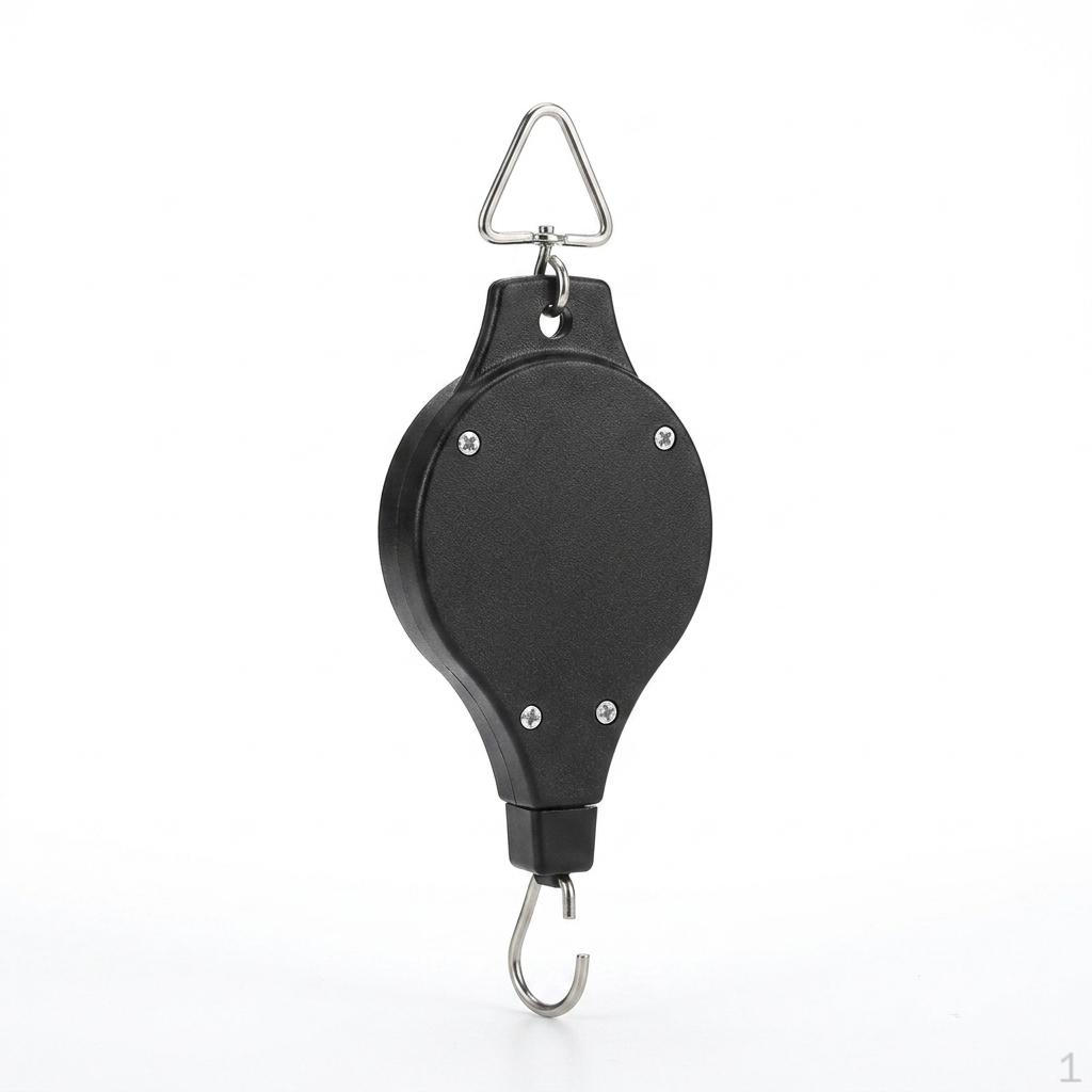 Retractable Plant Pulley Hanger for Hanging Baskets, Planters, and Bird Cages Creative Home Garden