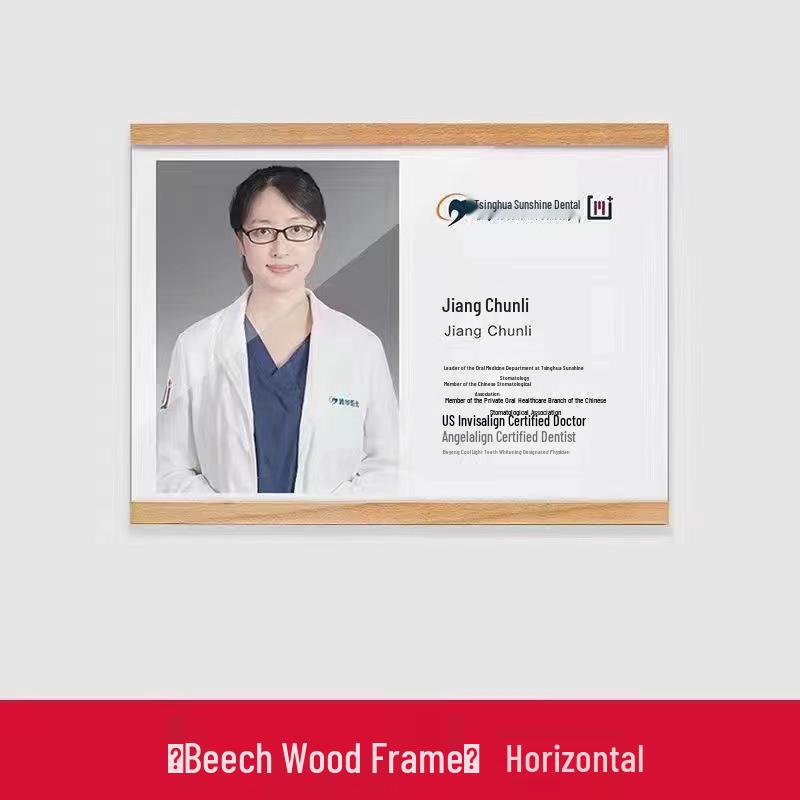 Acrylic Magnetic Photo Frame and Display Board for Certificates, Licenses, and Artwork Magnetic photo frame