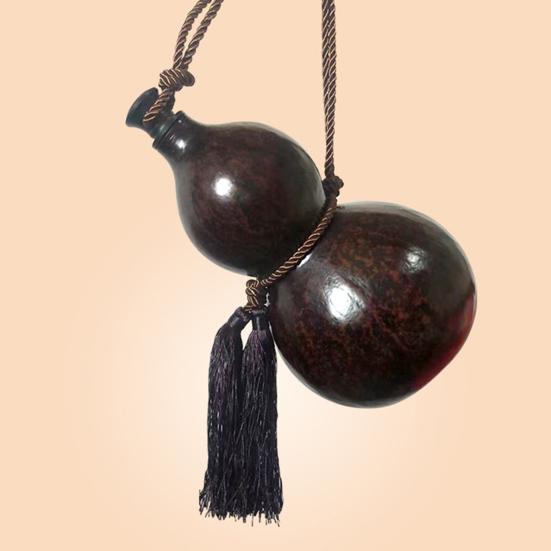 500/1000ML Gourd Water Bottle with Braided Strap Leak-proof Travel Sports Water Bottle Vintage Chinese Style Monkey King Wukong Drinking Bottle