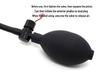 Inflatable Expanding Butt Plug and Penis Masturbator for Women - Anal Dilator and Expander Sex Toy