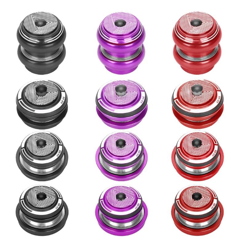 Bike Maintenance Double Bearing Headset Aluminum Alloy Bicycles Headset Replacement Tapered Headset Cycling Accessory