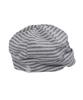 BAUF Button Newsboy Cap [Stripe Grey]