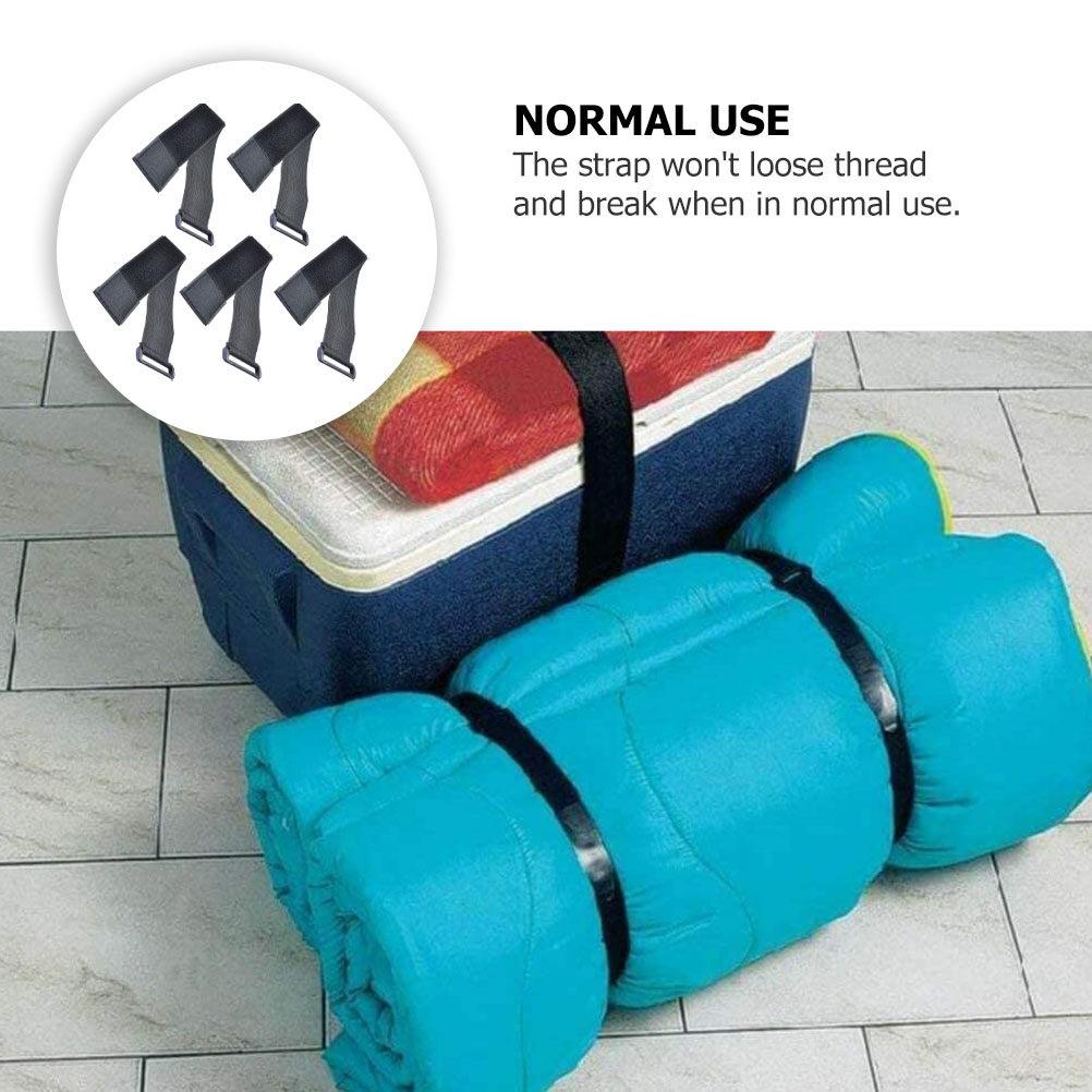 5Pcs Elastic Bundling Belt Tie Ropes Premium Polyester Adjustable Game Leg Straps for Racing Carnival Outdoor Sports Competition