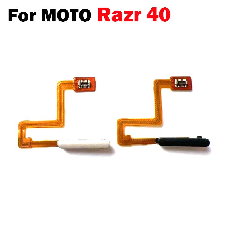 For Motorola Moto Razr 40 / 40 Ultra Fingerprint Button Sensor Power Switch Flex Cable Replacement Repair Parts