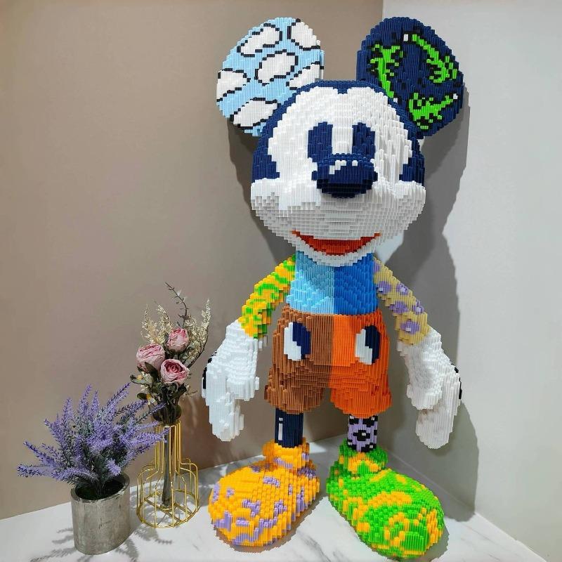 Disney Mickey Mouse 3D Model Building Blocks Small Particles Educational Toy Gift