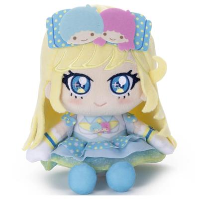 Takara Tomy Arts (TAKARATOMY A.R.T.S) Secret Eye Puri Plush Toy, Sanrio Characters Model, Mitsuki, Plush Toy, Approximately 20cm Tall
