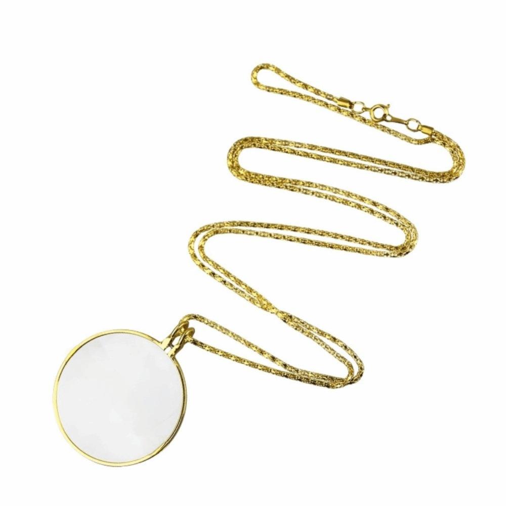 Reading Amplifier Reader Reading Magnifying Glass Pendant Fashion Lens Pendant Necklace Daily Wear