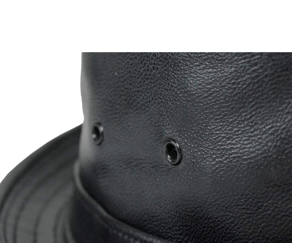 [New York Hat] 9246 Lambskin Stingy (Black, M)