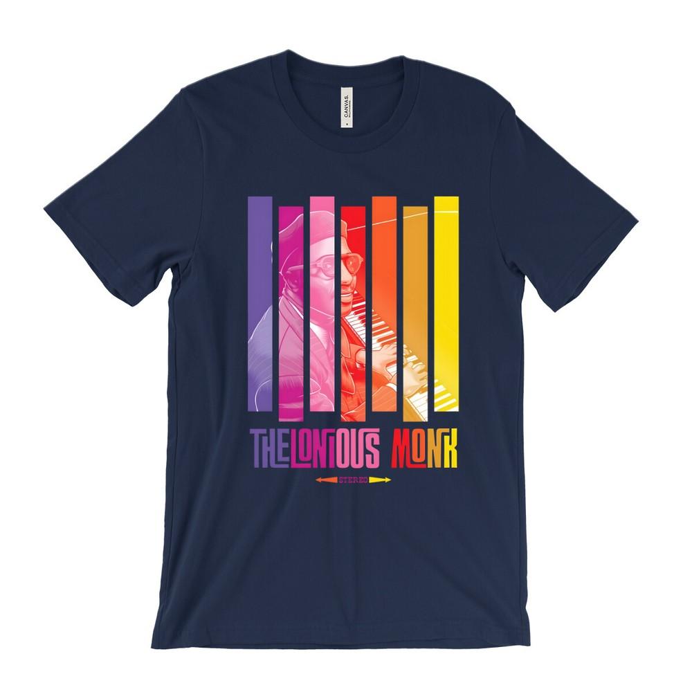 Thelonious Monk T-Shirt - Classic Jazz Musician - Jazz Music - Stereo vntg Unisex T-Shirt L
