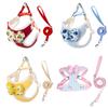 Pet Dog Harness With Bowknot Soft Comfortable No Pull For Small Medium Large Dogs