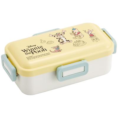 Skater Matlåda Disney Nalle Puh Café Mjuk Kupolformad Tillverkad i Låda, Design, 530ml, Antibakteriell, Fyllning, Lock, Dam, Japan, PFLB6AG-A