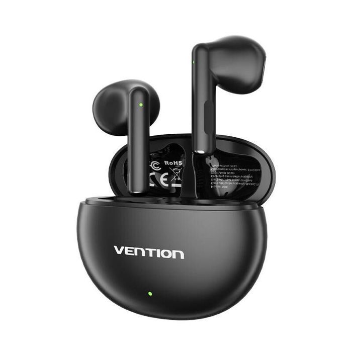 Casque - VENTION - Elf E06 - Bluetooth - Intra-auriculaire - Noir