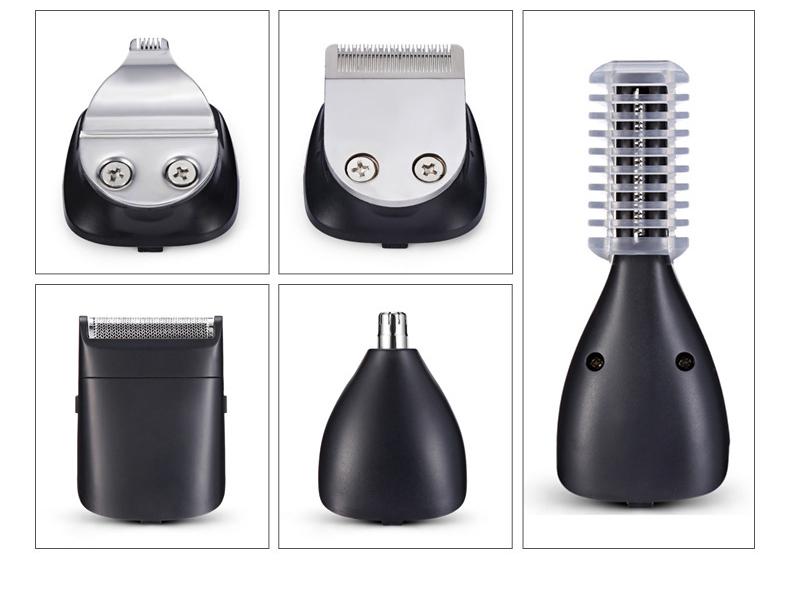 Waikil 6-in-1 Multifunctional Electric Grooming Kit: Hair Clipper, Razor, Body Hair Trimmer