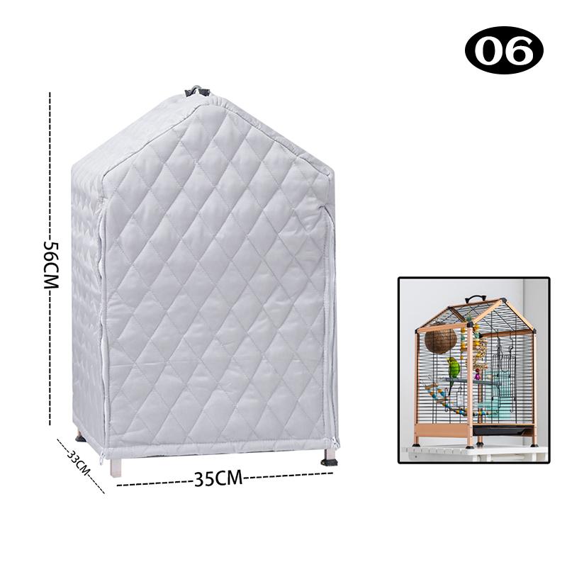 Зимовий теплий чохол для клітки для птахів Бавовняний стьобаний чохол для клітки Навіс із захистом від дощу Аксесуари для клітки для папуг