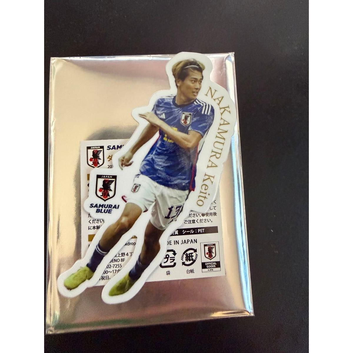 Used Japan National Soccer Team Keito Nakamura Sticker 2024 SAMURAI BLUE
