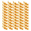50 Packs Plant Support Clip Branch Reusable Adjustable Stem Trainer Clip for Vegetables Orange