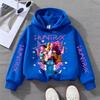 KPop Demon Hunter Cute Printed Girls' Hoodie Children's Autumn and Winter Casual Fashion Warm Pullover Sweatshirt