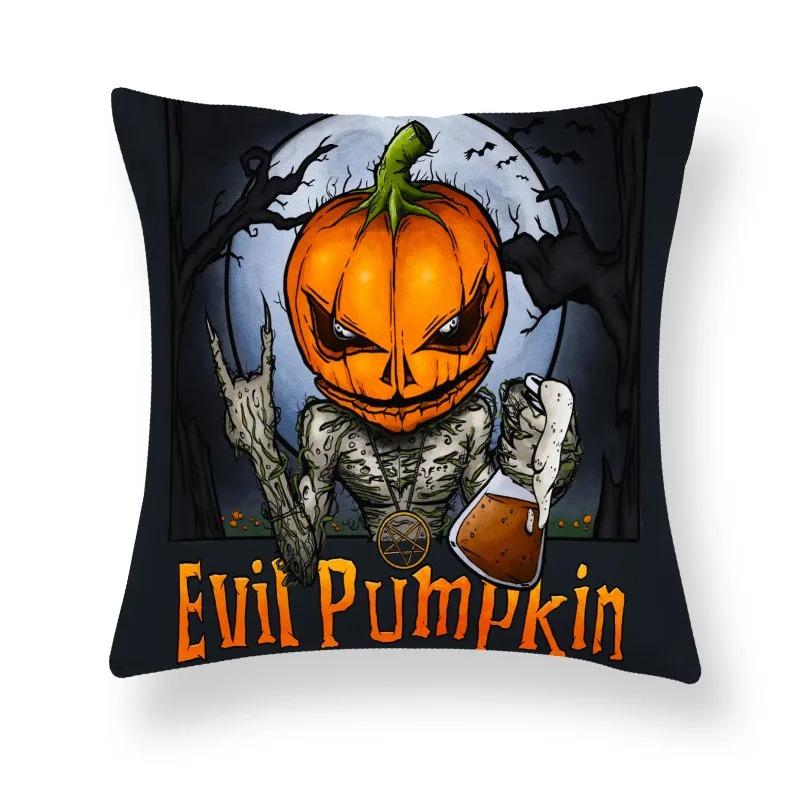 Halloween Thema Kissenbezug Auto Büro Wohnzimmer Sofa Halloween Kürbis Laterne Dekoration Kissenbezug