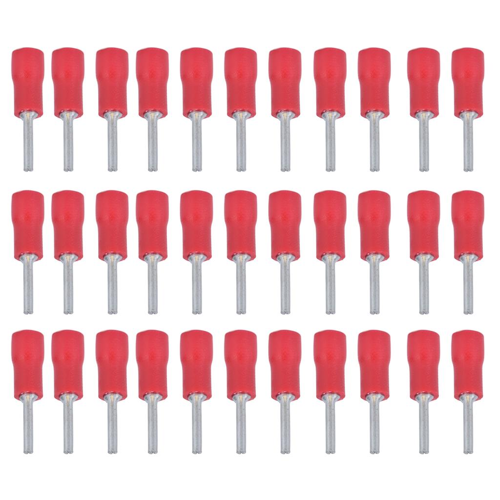 100PCS Insulated Ferrules Terminal Round Tube Pin End Crimp Connector for AWG 22‑16 Wires