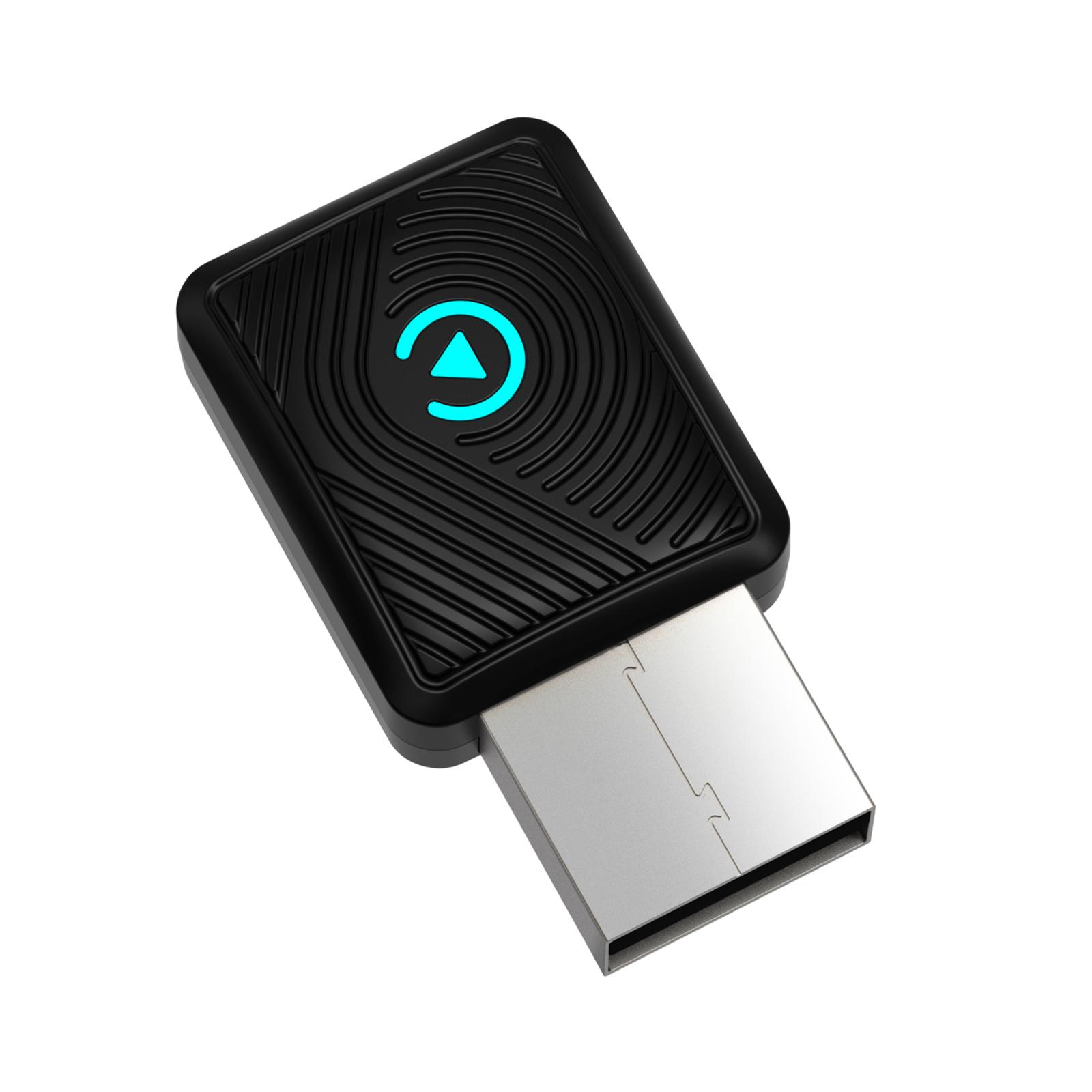 

BT 5.3 2-in-1 Wireless CarPlay Android Auto Adapter Converts Wired To Wireless Wireless CarPlay Adapter for iPhone & Android чорний