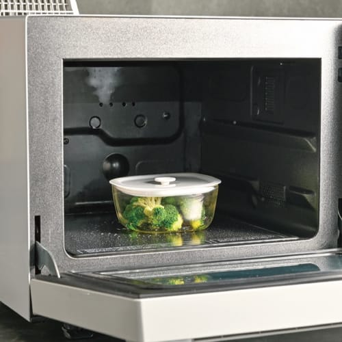 HARIO Made In Japan Heat-resistant Glass Airtight Storage Container/Corner 250ml BUONO Kitchen KSTM-25-TW Set of 6