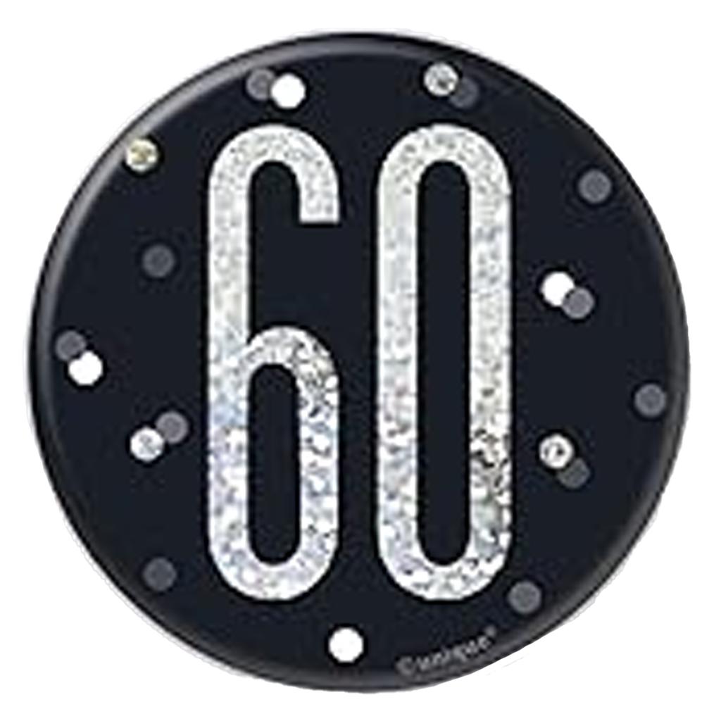 Unique Party Prismatic 60th Birthday Badge
