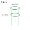A Set of 12 Floors -Plant Support Pile Half Round Climbing Vines Stake Bonsai Fixing Rod Garden Plant Stake Holder Flower Ring Support Rack
