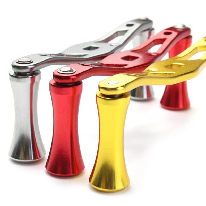 Fishing Reel Handle Knob Grip Replacements Assembly Part Double Handle Arm Fishing Reel Handle Baitcasting Reel Handle