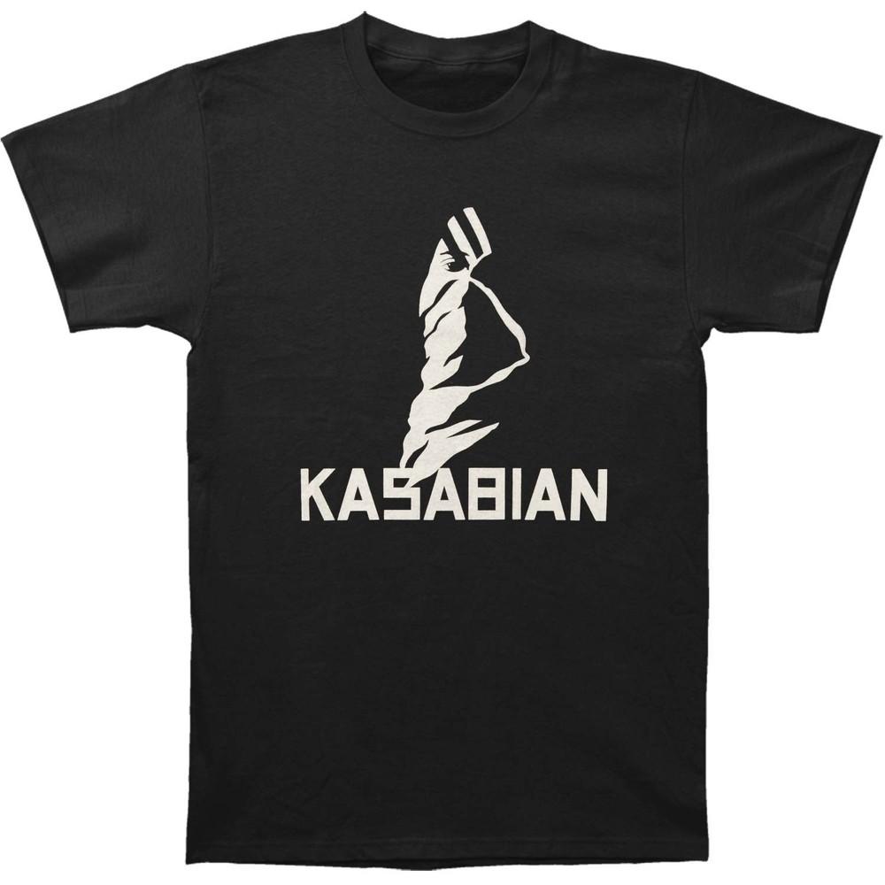 Kasabian Ultra Face 2004 Tour Slim Fit T-shirt XX-Large Black Unisex T-Shirt L