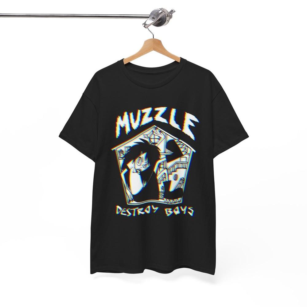 Destroy Boys Maulkörbchen Shirt | Punk Rock Musikband Grafik T-Shirt | Unisex T-Shirt Unisex T-Shirt XXXXL