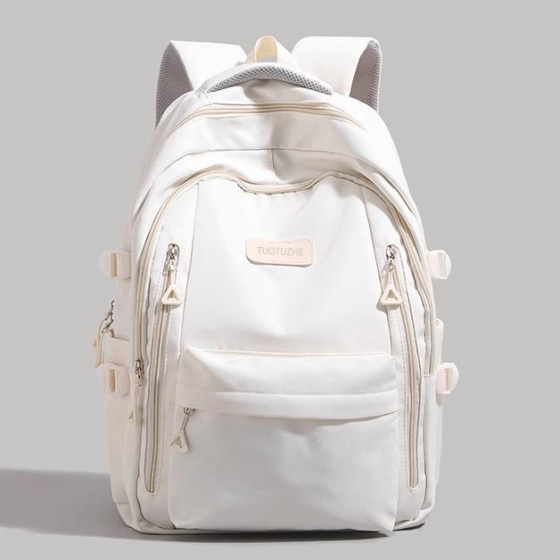 Female college student backpack 2025 new junior high school student schoolbag computer bag leisure short-distance travel bag