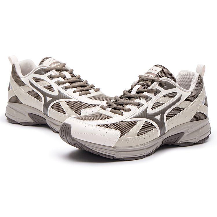 Mizuno Speed Retro Trend Fabric Synthetic Leather Shock Absorption Non-Slip Wear-Resistant Breathable Low-Top Running Shoes Unisex Sneaker D1GH223015