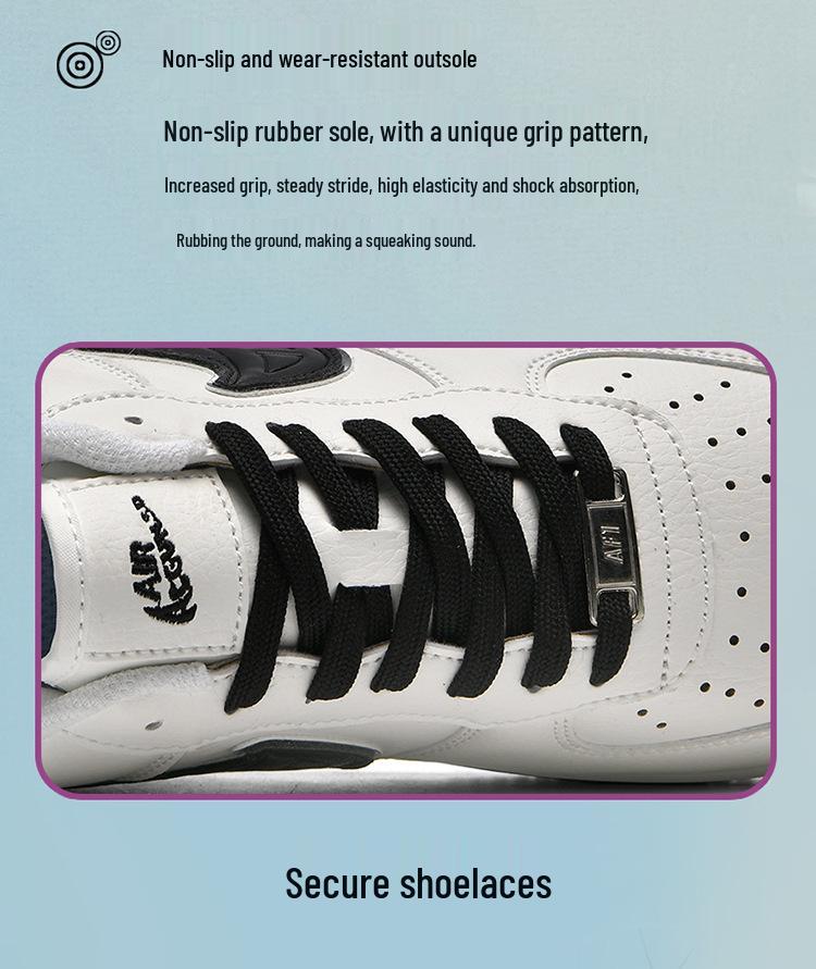 2025 Air Force 1: Men's White Sneakers, Youth & Women's Platform Casual AJ Sports Shoes