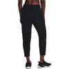 Under Armour Solid Color Elastic Waist 9-Point Casual Pants Women Bottoms Black 1376922-001