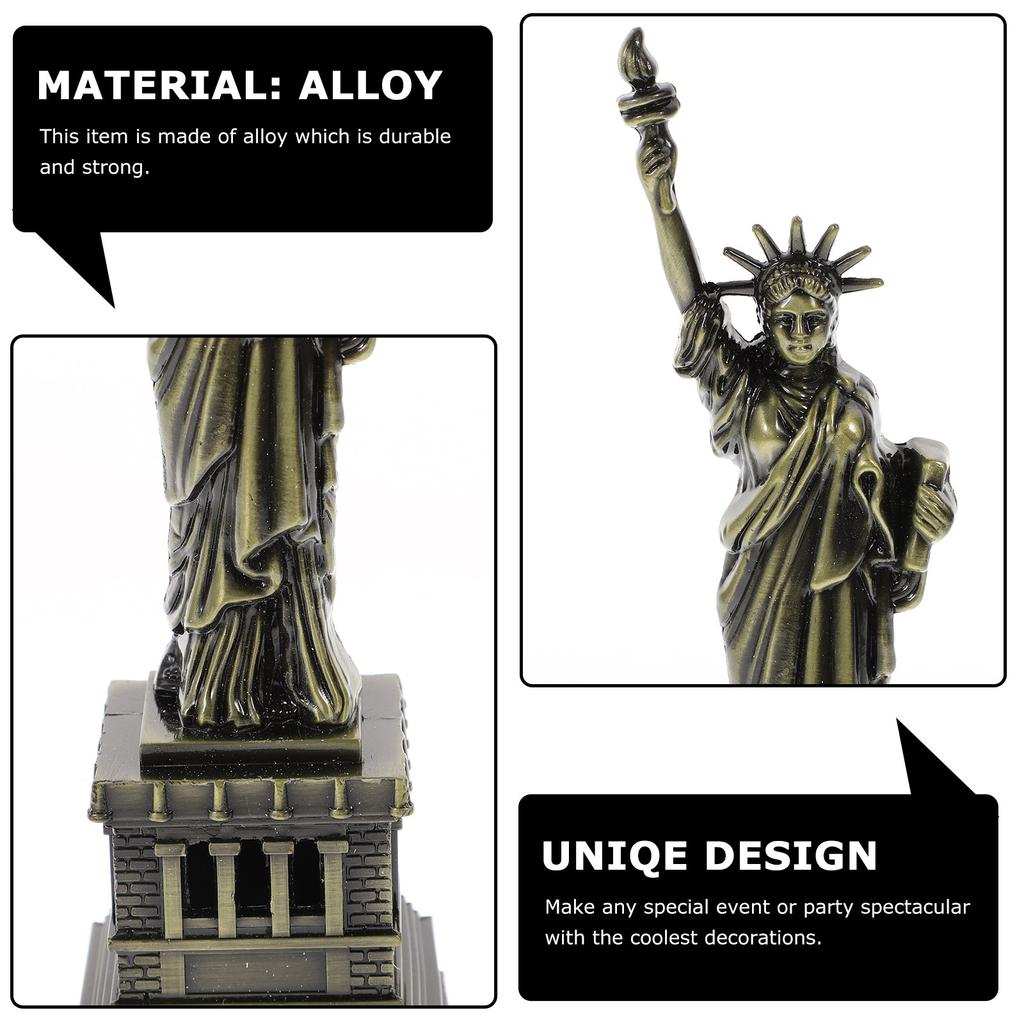 Statua della Libertà Americana Lega di Bronzo 18 cm Ornamento Decorativo Casa Matrimonio Ufficio Festa Souvenir Statua Decorativa USA