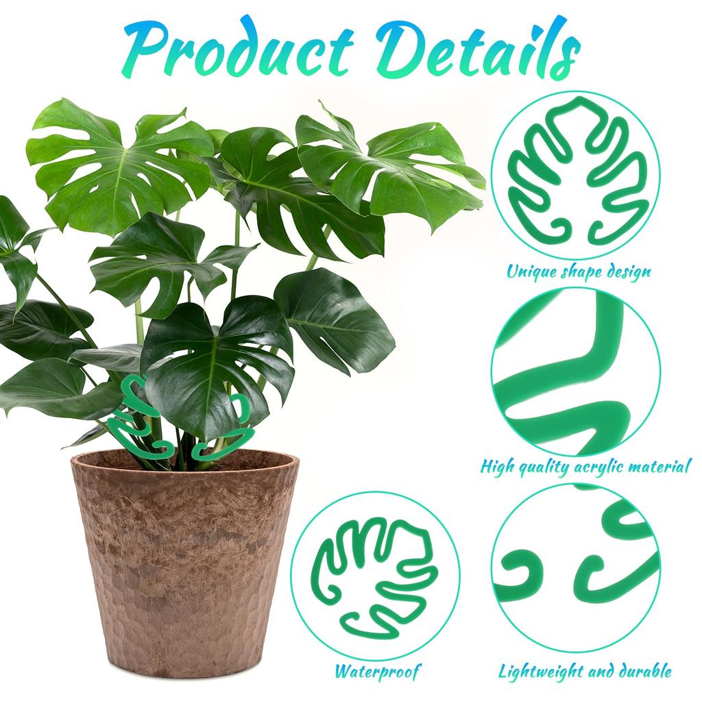 Plant Support Stakes Set of 2 Plastic Climbing Trellis Garden Plant Support Frame Growing Tool