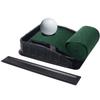 Tapete de Putting para Golfe com Retorno Automático de Bolas Equipamento de Prática Treinador de Putter de Golfe Interno e Externo