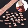 DIY Self-Adhesive Disco Ball Mirror Sticker Glass Handmade Mosaic Tiles Mirror Square Background Wall Mirror Collages Craft