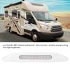 LED Waterproof Durable White Car Yacht RV Trailer Motorhome Sunshade Lamp LED Light 12V 3W