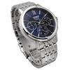 CASIO BESIDE Quartz Sapphire Solid Navy Men's Watch, Glass, Band, Multi-axis, 24-hour Display