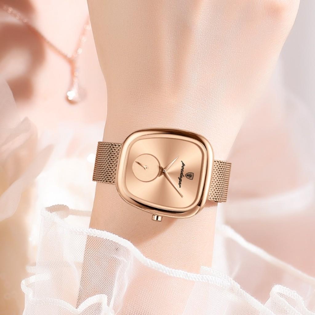 Orologio da Donna Svizzero di Lusso Impermeabile Moda Bracciale al Quarzo per Donne Regalo