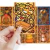 8 Thanksgiving Puzzle Face-changing Stickers, Cartoon Turkey And Squirrel Children's Cute Puzzle Diary DIY Stickers