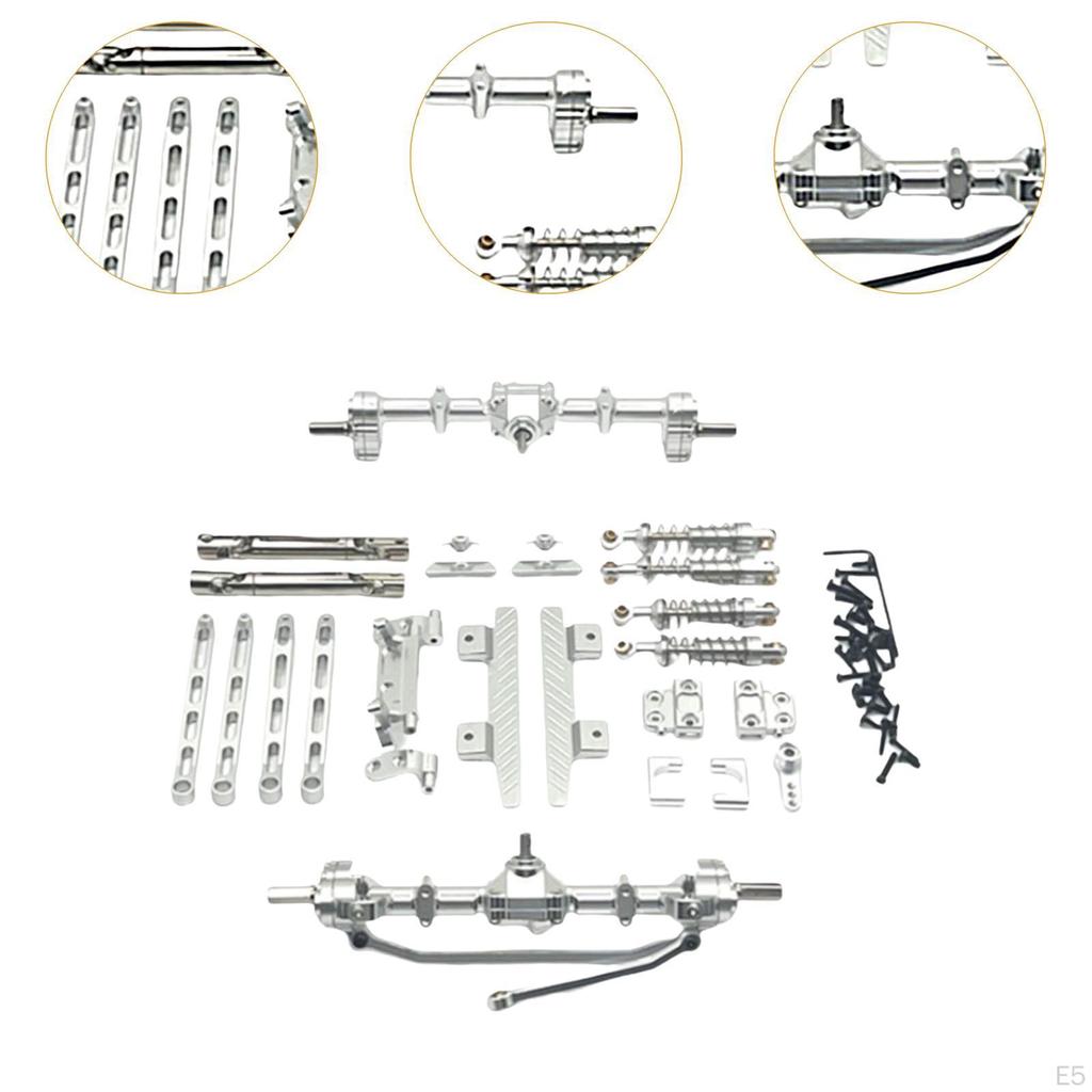High-Quality Metal Upgrade Kit for 1/12 MN82 LC79 RC Vehicles