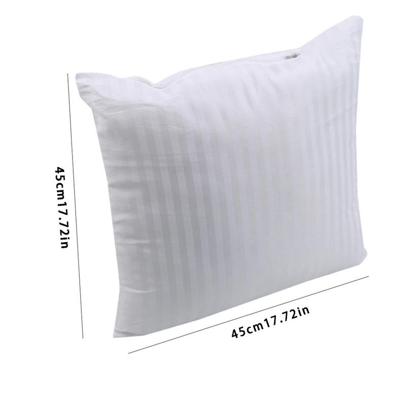 1/2pcs 2025 New White Soft Pillow Cushion Seat Inner Filling Cotton-Padded Pillow Core For Car Insert Cushion Core Soft