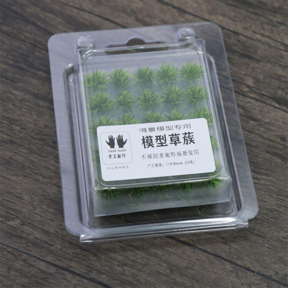 Sand Table Scene Miniature Grass Bushes Simulation Model Plant Cluster Artificial Grass Tufts