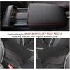 SKTU for 2013-2019 Volkswagen VW Golf 7 MK7 MK7.5 Central Console Armrest Rest Pad 2019 Golf 7 MK7 MK7.5 Center Console Seat Box Cover Protector