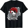Funny Mystic Skull Graphic Rebellious Redhead TShirt  A Fusion of Dark and Cool Women Men Clothing Custom Printed Graphic Shirts