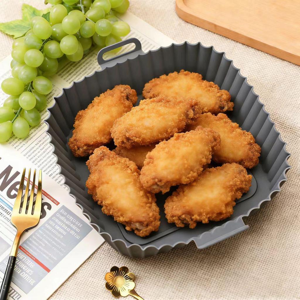 High-Temperature Resistant Silicone Air Fryer Baking Mat